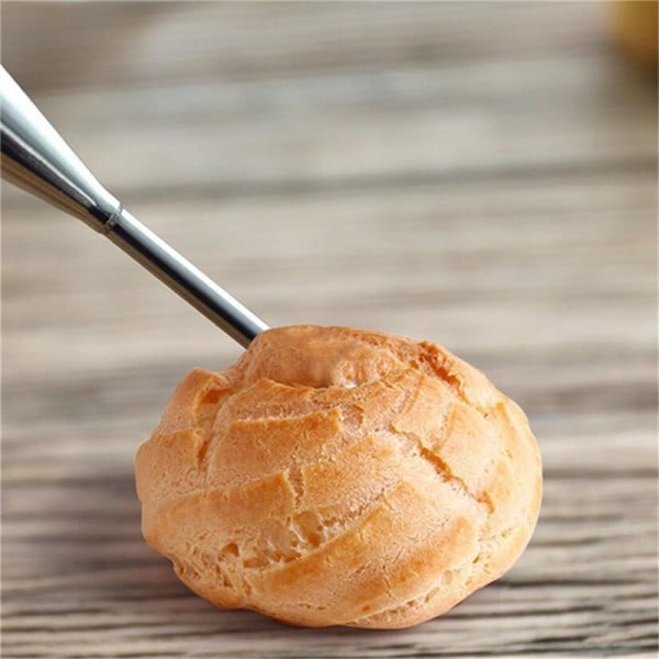 1 stk rør pose dyser sett rustfritt stål cupcake kake pynt