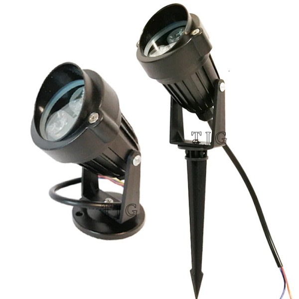 Hage Plen Lampe AC220V 110V DC12V Utendørs LED Spike Lys