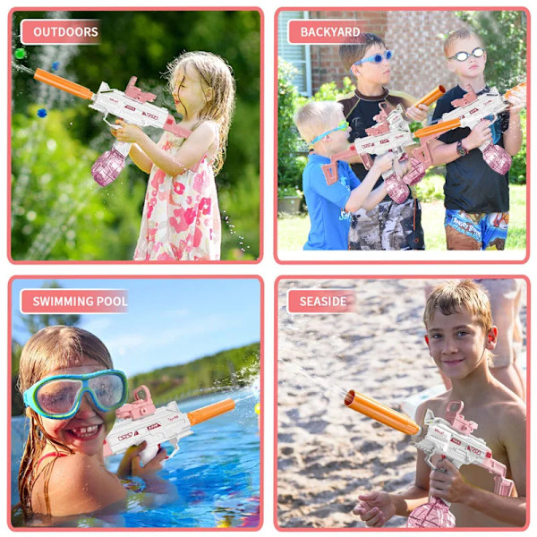 Helt Elektrisk Vatten Gevär Leksak Sim Pool Leka Vatten Leksak Utomhus Spel Sommar leksaker