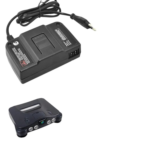 AC strøm forsyning strøm adapter ledning for nintendo 64 lade ledning