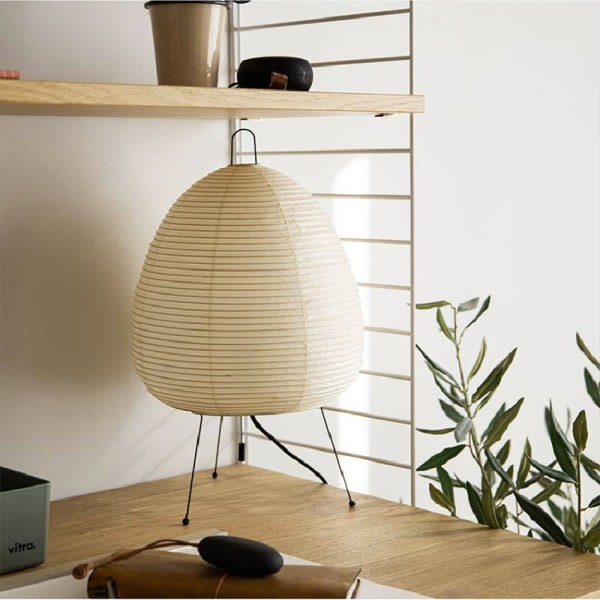 Japansk ris papir lanterne led bord lampe stue værelse soveværelse