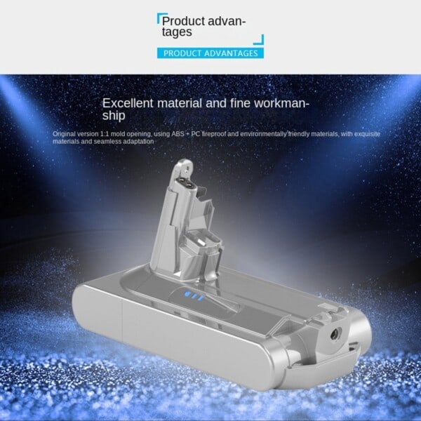 4500mAh/4000mAh Erstatning batteri for Dyson V10 batteri V10 Absolutt,V10 Fluffy, syklon V10 Batteri