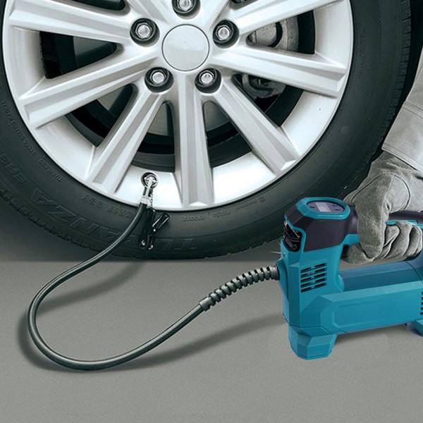 Högtrycks sladdlös uppblåsbar pump med digital display portabel bil elektrisk luft pump