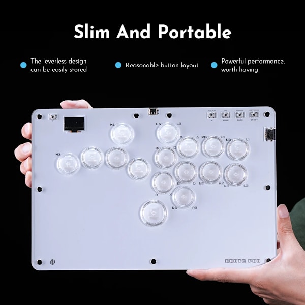 Arcade Hitbox Controller Knapp Fälg spaklös Arcade Stick Controller