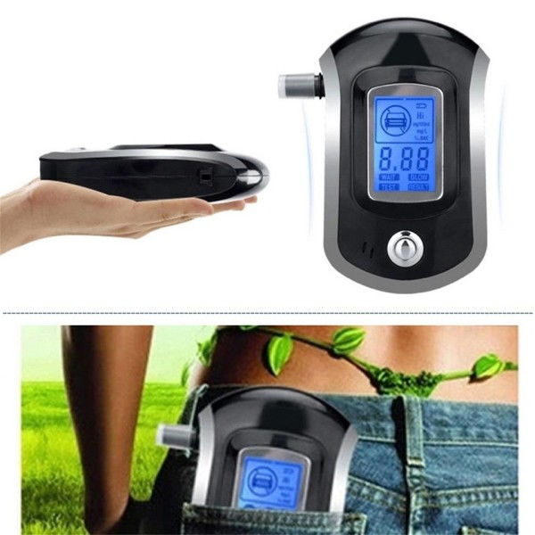 Digital Display Alkohol Breath Tester Breathalizer Analyzer Detektor Test Nyckelring Breathalizer