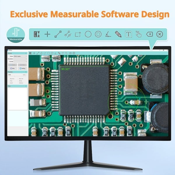 7'' LCD mikroskop DM9 1200X Digital mikroskop