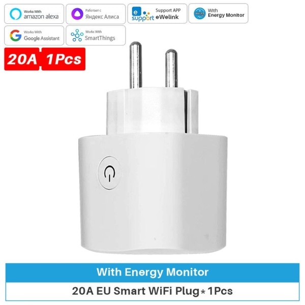 Älykäs pistoke WiFi pistoke EU virta valvonta ajoitus toiminto toimii