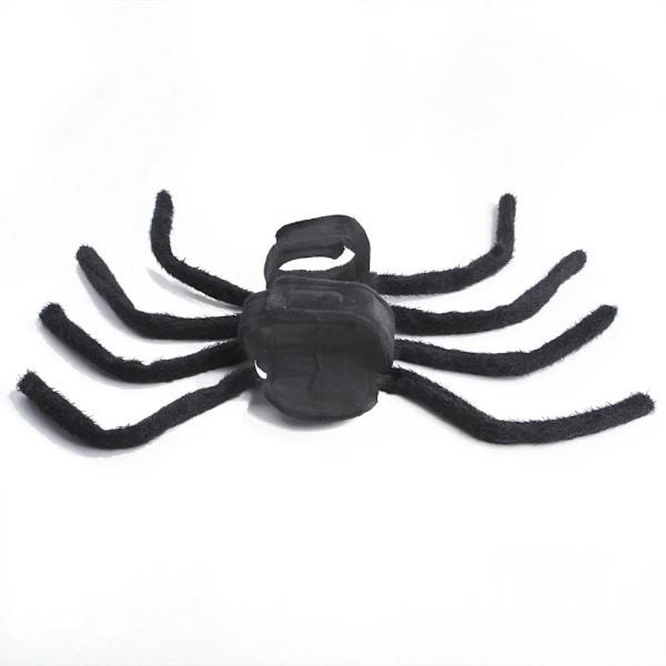 Kæledyr kostume sort edderkop cosplay kostume halloween sjovt påklædning