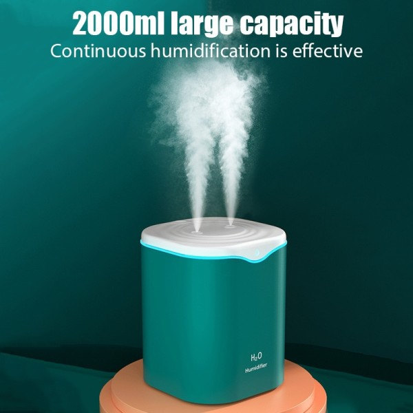 USB Luft Fugter Dobbelt Spray Port Essential Olie Aromaterapi Fugter Cool Mist Maker