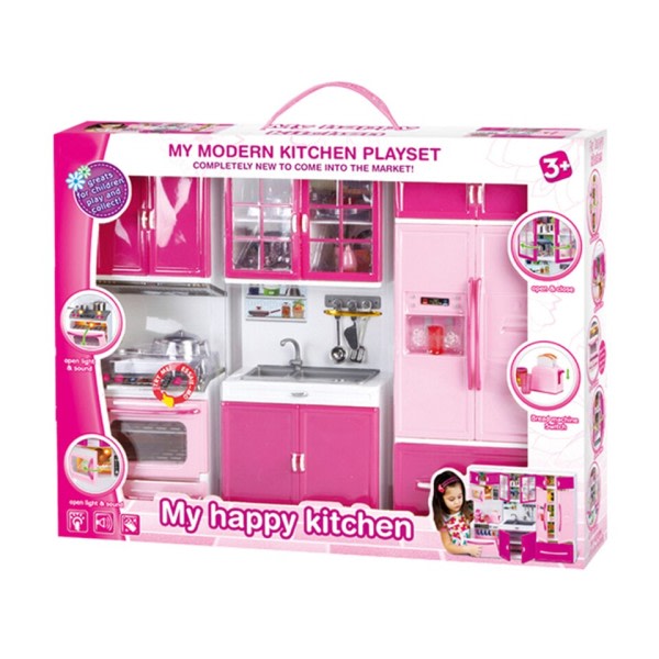 Simulering Kjøkken Skåp Set Barn Latete Leke Matlaging Verktøy Mini Dukker Servise Drakter Leker