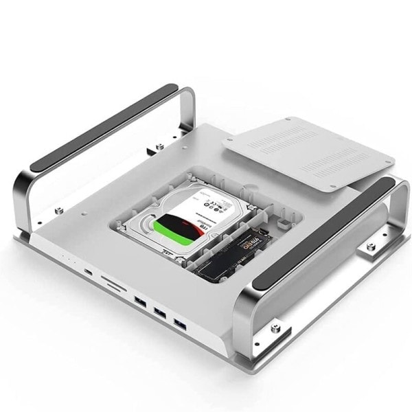 USB C Hub telakka asema kaksois HDD keskittimellä tuki M.2 NVMe/NGFF 2.5 SATA HDD