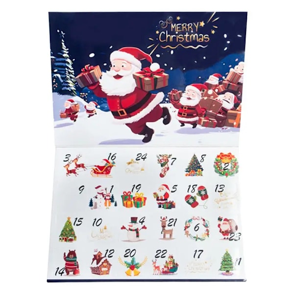 2024 advent kalender tomme kasser til fyld 24 dage nedtælling jule fest kalender