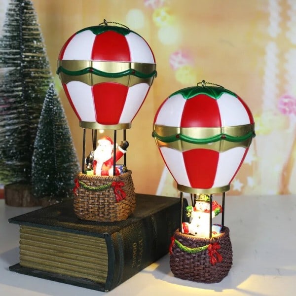 Jul LED lys pynt Snømann nissen jul barnegaver jul familie soverom pynt