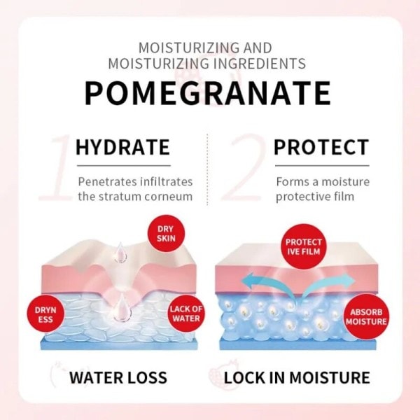 Naturlig granatäpple Toner Mörka Fläckar Ansikts Toner, Fläckar Radergummi Fläckfri Hud