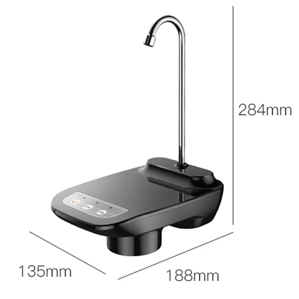 Elektrisk Vann Gallon Pumpe Automatisk Vann Flaske Dispenser  Oppladbar Vann Pumpe Dispenser Med Stativ Vann Dispenser