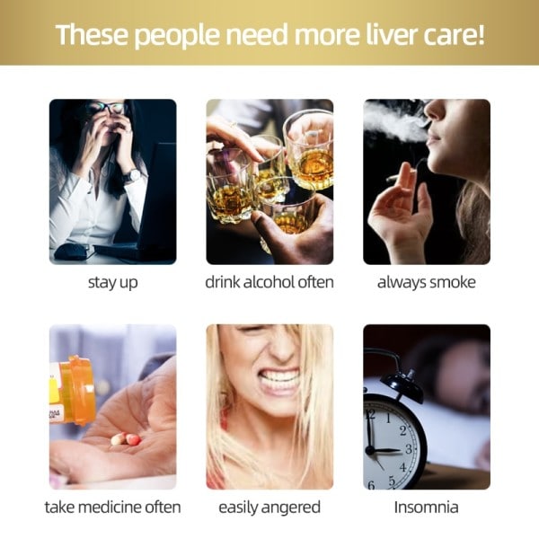 Lever Rens Detox Kapsel Fedt Lever Rensning Ginseng Astragalus Piller