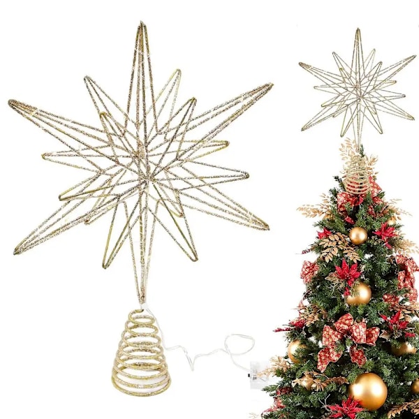 12,6 tum Creative LED Lights Glitter Jul Tree