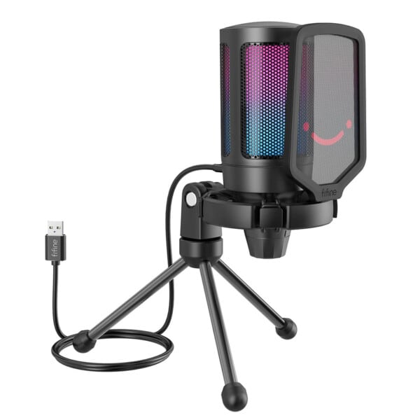 USB Kondensator Gaming Mikrofon för PC