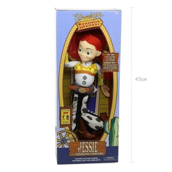 Disney lelu tarina 4 puhuva Woody Buzz Jessie Rex toiminta figuurit anime koristelu kokoelma hahmo lelu
