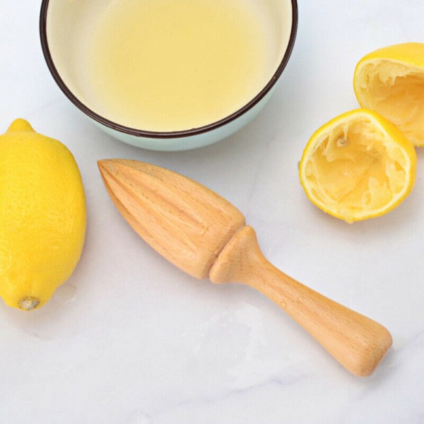 Creative Trä Frukt Juicer Apelsin Citron Squeezer Mini Hand Press Manual Squeezer
