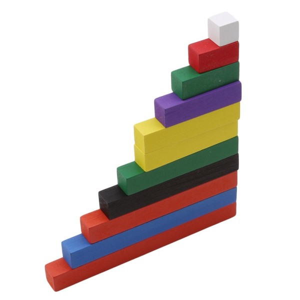Montessori Materiaalit Puu Matematiikka lelut 1-10cm Numero tikkuja värikkäitä nouseva lasku keppi koulutus lelu