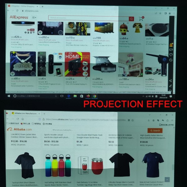 Projektion Skärm Reflekterande Tyg tyg Hög Ljusstyrka Projektor Beamers