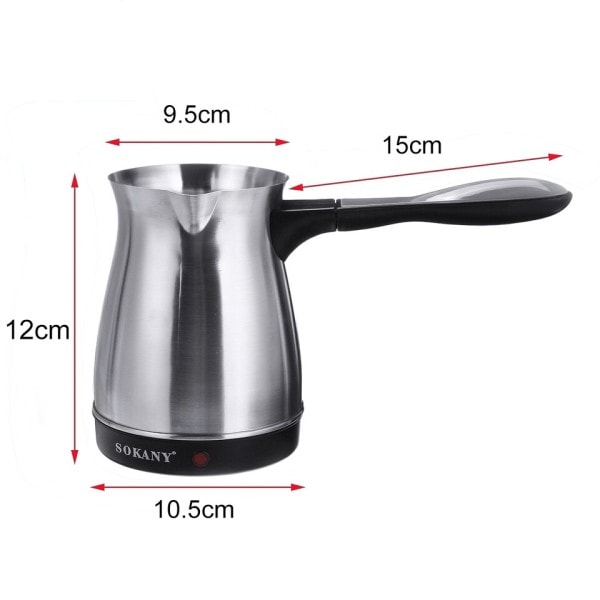 220V kaffe lage 500ml rustfritt stål separert italiensk mokka gryte