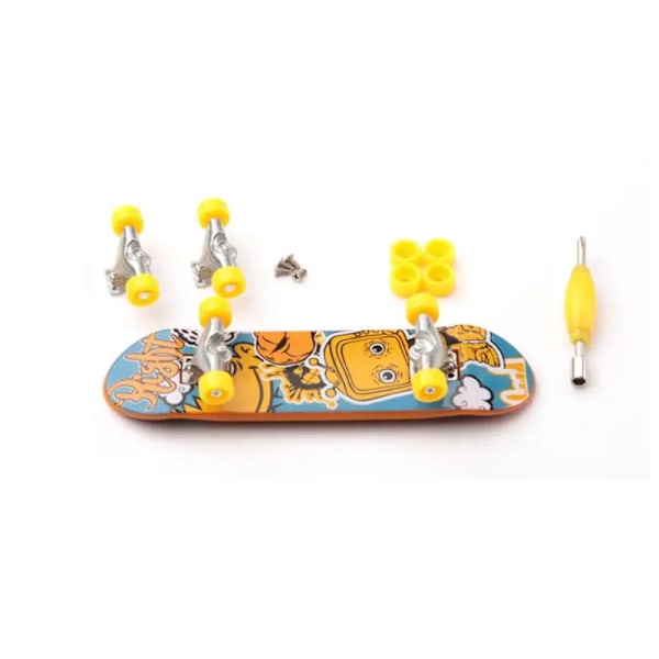 12 bitar Mini Finger Skateboard Toy Skateboard