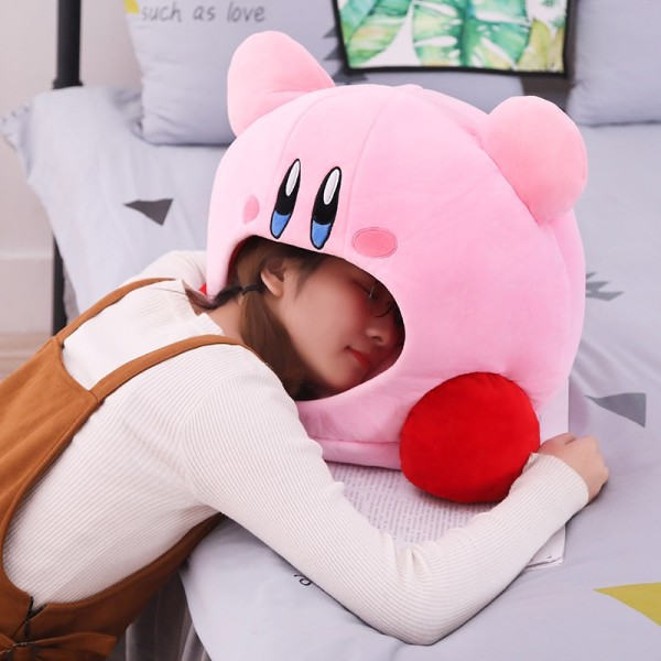 Pink elver lur pude kæledyr rede Kawaii udstoppet legetøj