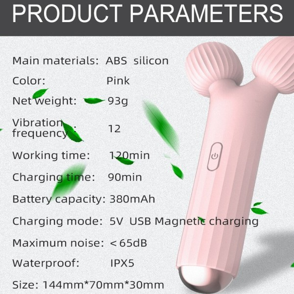 Uppladdningsbar 3D Roller Massager Tunn Ansikte Full Kropp Djup vävnad Massage Verktyg Personlig Massör