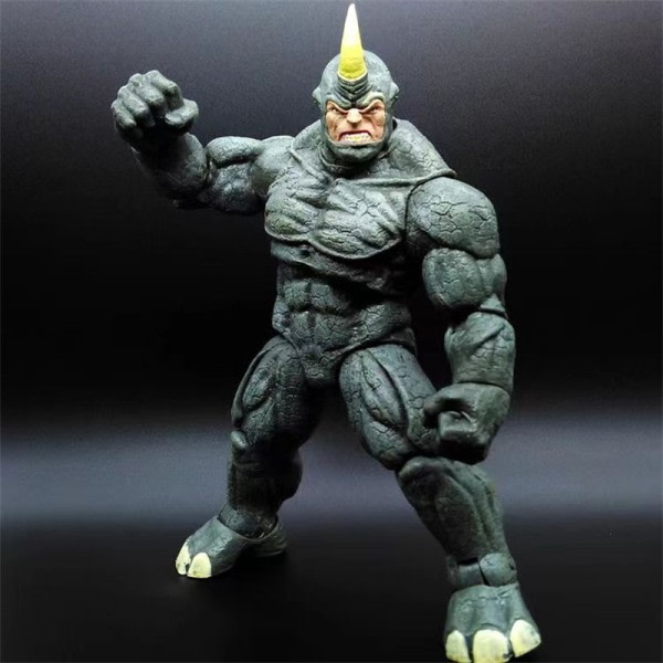 23cm Marvel Äkta Auktorisation Rhino Man Toy Figur Modell Barn's Gåva