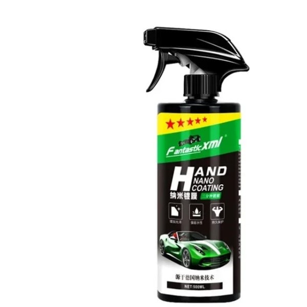 Nano keramik 500 ml bil coating auto detaljering produkter væske spray polering voks film maling pleje beskytter kit tilbehør