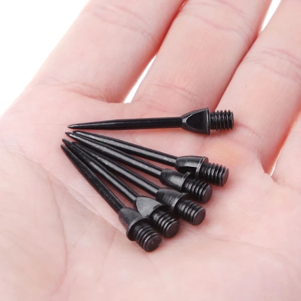 6 delar Utbytbar Dart Stål Spets, Professional 2BA Wire Spets