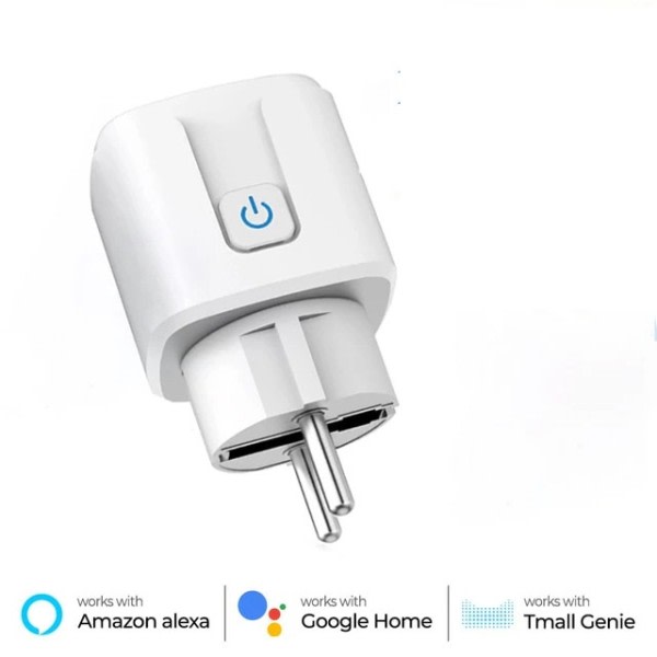 Smart Socket WiFi Smart Plug  Virta valvonta Ajoitus toiminto ääni ohjaus Alexa Google Assistant