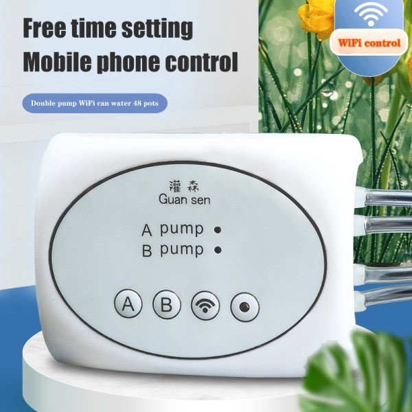 WiFi Smart Garden Irrigation Controller Plant Automatic Drypp Irrigation System Kit Mobil Phone Control Vanning Timer Device