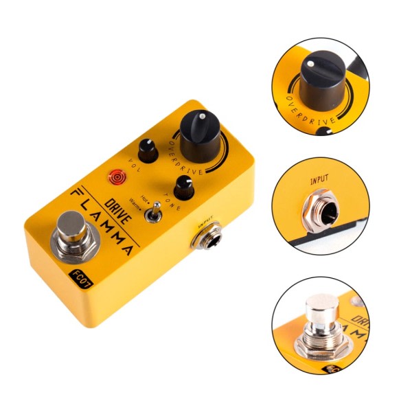 Overdrive Pedal Guitar Elektrisk Guitar Overdrive Effekter Pedal