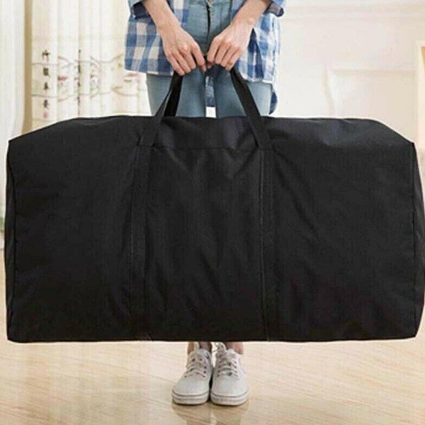 Stor kapacitet vikbar Duffle väska rese kläder förvaring väskor dragkedja oxford weekend väska