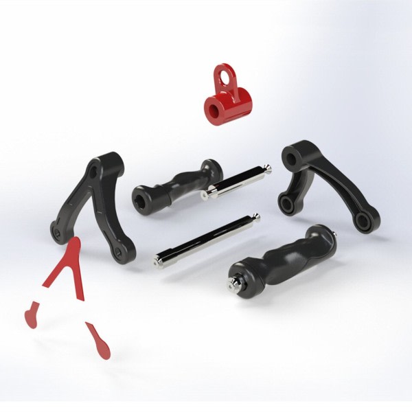 V-formet Roing Bar 360°Roterende V-håndtak Biceps Triceps Rygg Trening T-stang