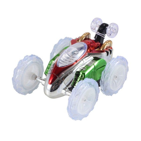 Stunt Bil Monster Lastbil Radio Elektrisk Dans Drift Modell Roterande Hjul Fordon Motor