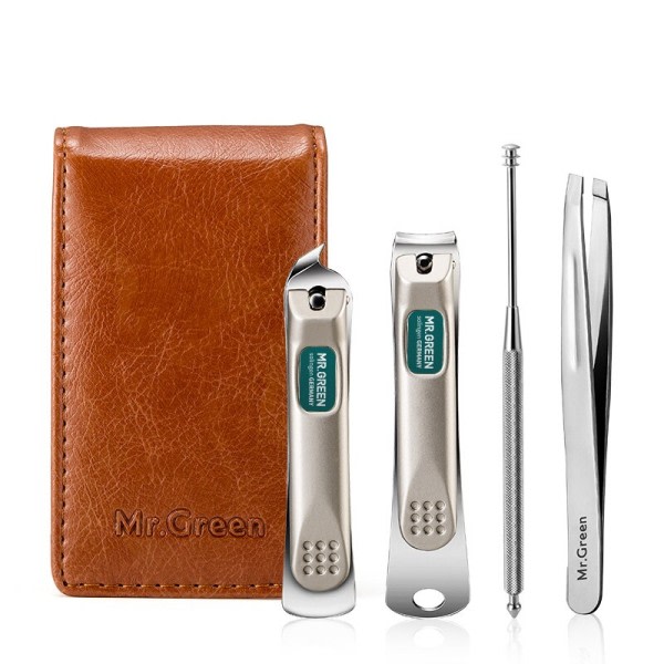 Bärbar manikyr set nagelklippare reseverktyg kit