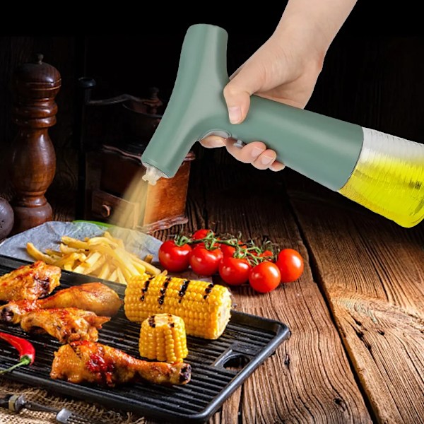 Elektrisk oliv olja spray flaska creative soja sås dispenser USB laddning vinäger förvaring flaska