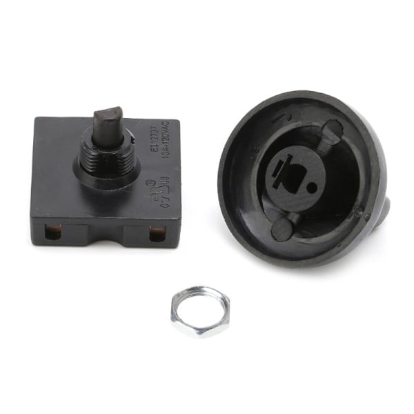 4-Position 3-Speed Fläkt Väljare Rotary Switch Governor med ratt 13AMP 120V-250V