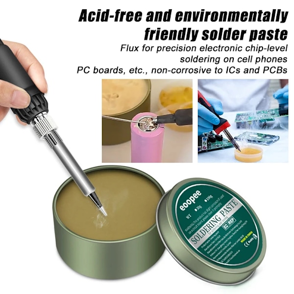 3 stykker Lodning Flux Blyfri Lodde Paste Flux Tin Lodde Paste Svejsning Flux
