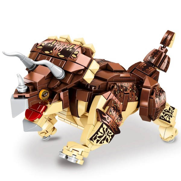 Jurassic Indominus Rex Dinosaur World Model Building Blocks City Triceratops Velociraptor