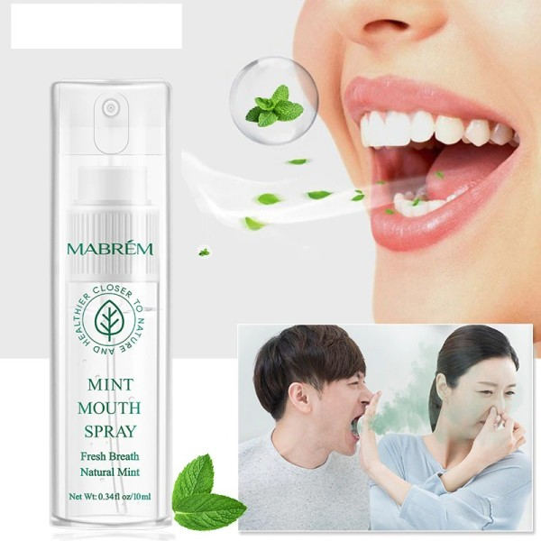Mun Spray Breath Fresher Oral Spray Herbal Fresh Breath Ta bort Rök Andning Behandling av dålig andedräkt