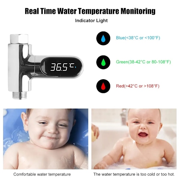 Hot Tub Vand Temperatur Monitor El Hjem LED Display Bruser Vandhaner Vand Termometer