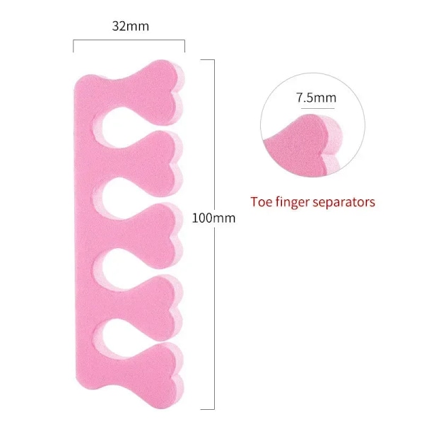 Nail Art Toe Separators Fingre Foots Sponge