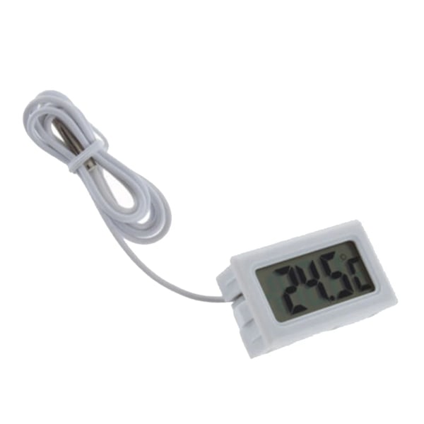 Professionell Mini LCD Digital Termometer Akvarium Bil Vatten Bad Temperature Tester Detektor Monitor Inbäddad Temperatur Sensor