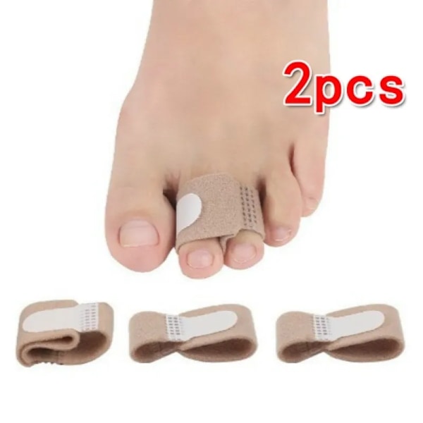 2 Styks Åndbar Separator Manicure Hallux Valgus Splint Bøjle Tå Separator Finger Straightener