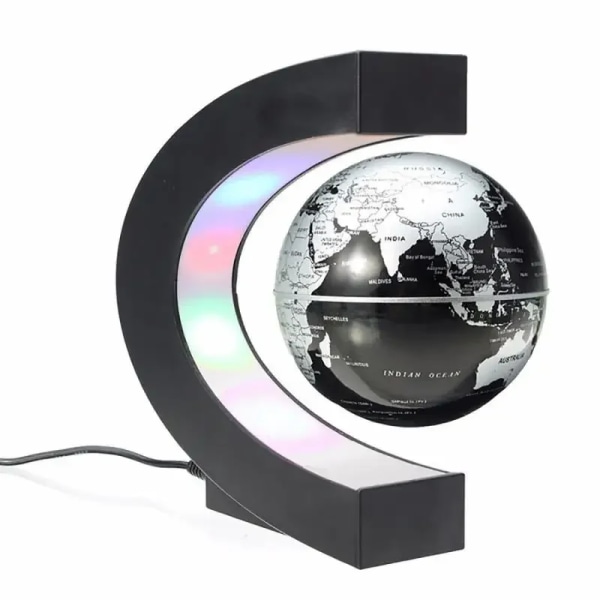 Magnetisk Flytande Levitation Globe LED Världskarta Elektronisk Antigravity Lampa Novelty Ball Light Home Decor Lamps